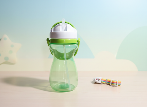 Baby Feeding Bottle with Straw – Perfect for Water & Juice