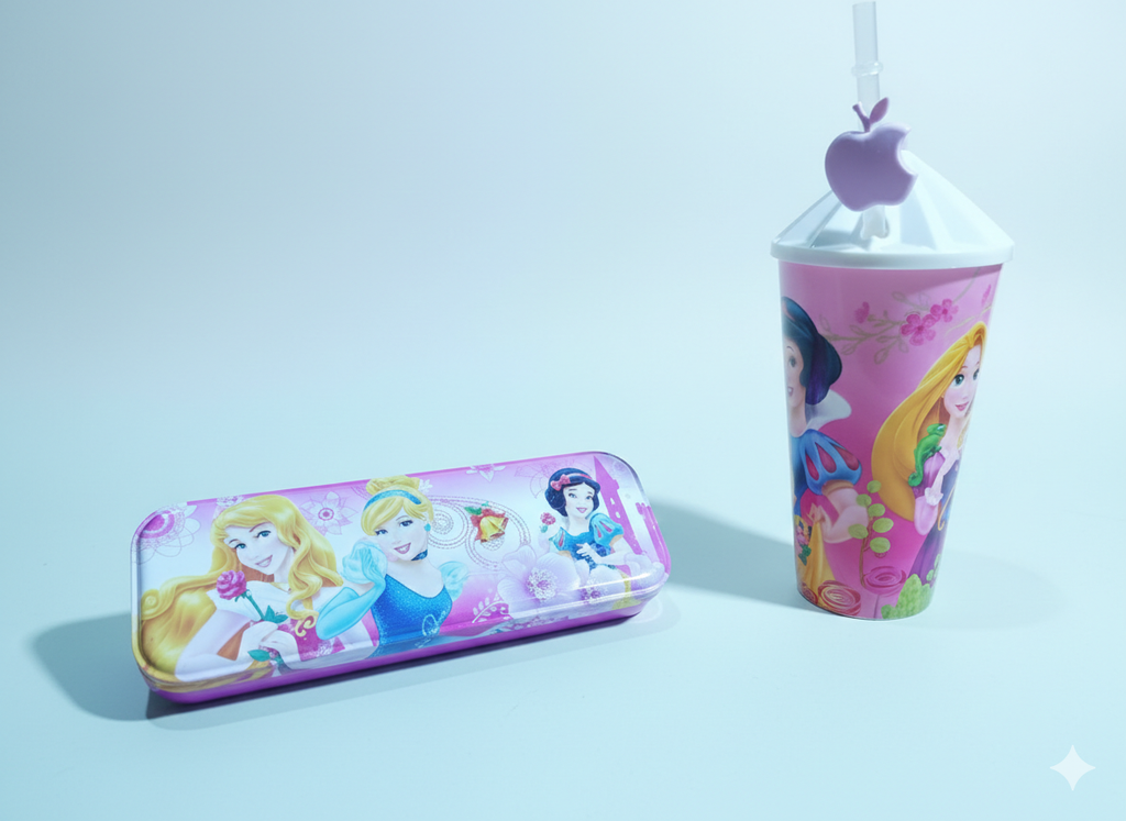 Pack of 3 Princess Cartoon Set for Girls