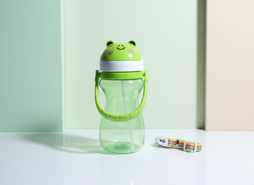 Baby Feeding Bottle with Straw – Perfect for Water & Juice