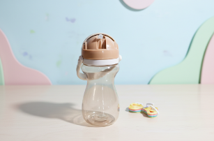 Baby Feeding Bottle with Straw – Perfect for Water & Juice
